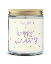 Load image into Gallery viewer, Happy Birthday Confetti Candle