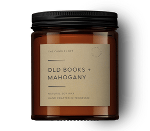 The Candle Loft Candles Old Books+Mahogany Candle
