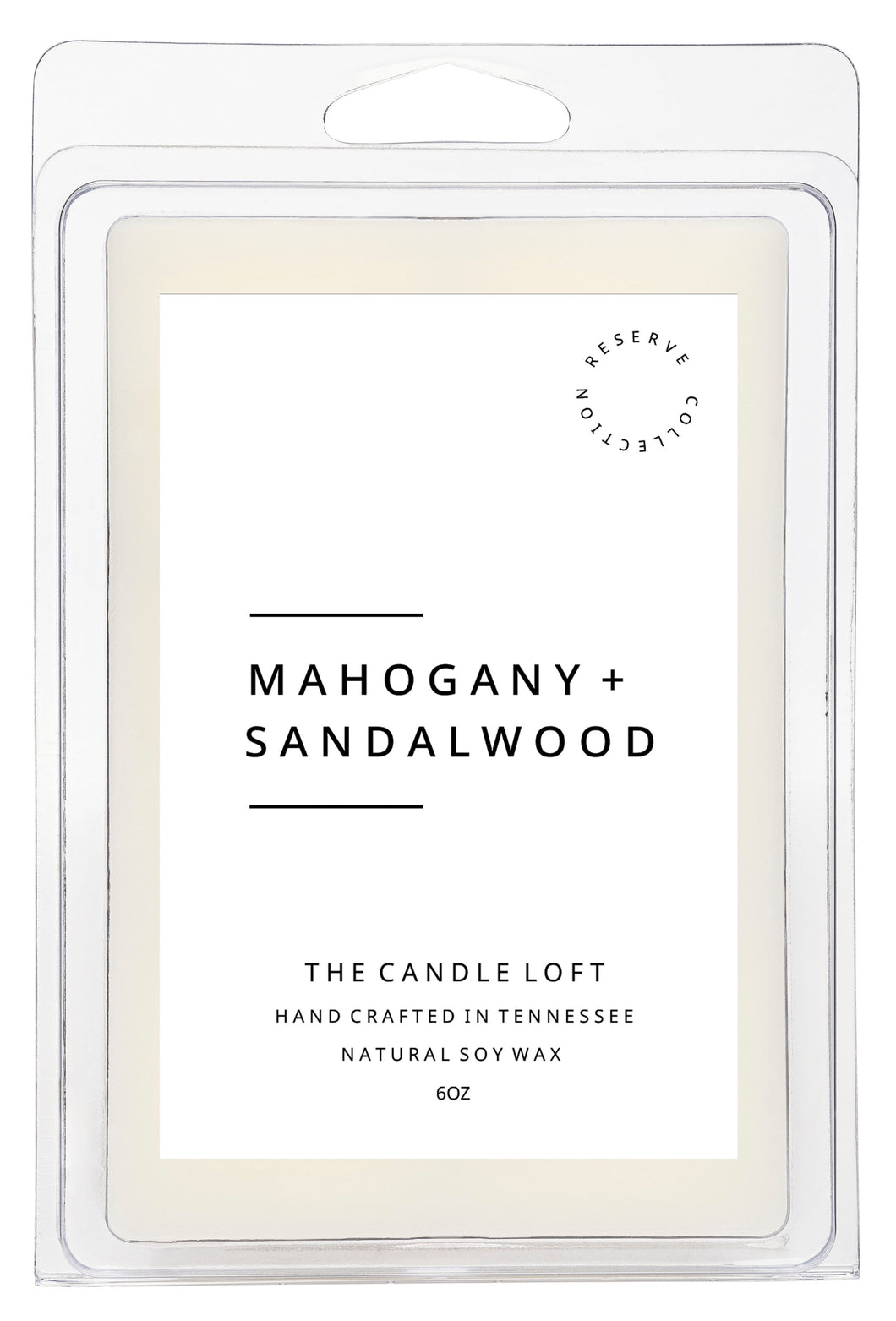 Mahogany+Sandalwood Wax Tarts