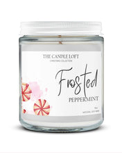 Load image into Gallery viewer, The Candle Loft Candles 8oz Frosted Peppermint Candle
