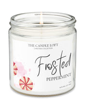 Load image into Gallery viewer, The Candle Loft Candles 12oz Frosted Peppermint Candle
