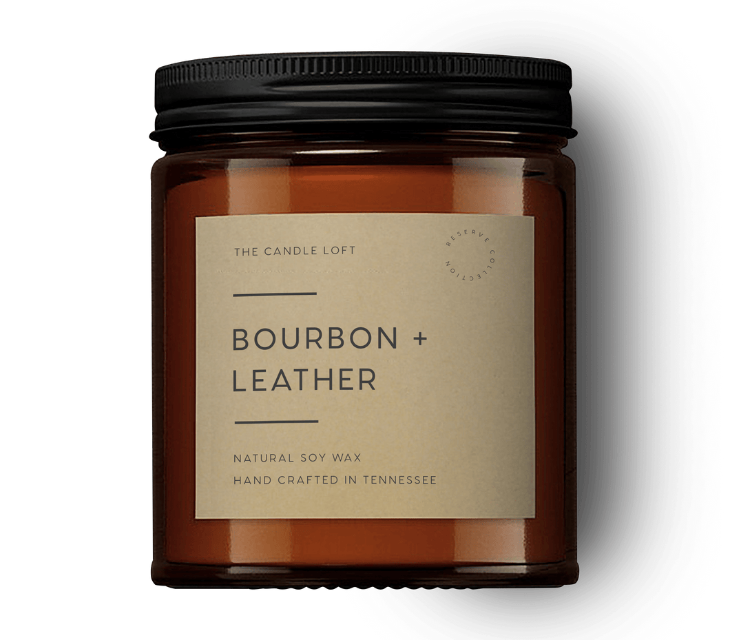 The Candle Loft Candles Bourbon+Leather Candle