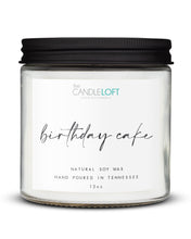 Load image into Gallery viewer, The Candle Loft Candles Signature 12oz Birthday Cake Candle

