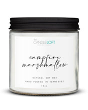 Load image into Gallery viewer, The Candle Loft Candles Signature 12oz Campfire Marshmallow Candle
