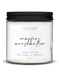 The Candle Loft Candles Signature 12oz Campfire Marshmallow Candle